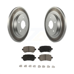 Rear Coated Disc Brake Rotors And Ceramic Pads Kit For Dodge Grand Caravan Chrysler Town & Country Journey Volkswagen Routan Ram C/V KGC-101588
