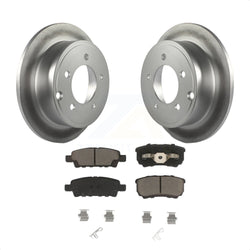Rear Coated Disc Brake Rotors And Ceramic Pads Kit For Jeep Dodge Patriot Chrysler Compass Avenger 200 Caliber Sebring Mitsubishi Lancer KGC-101592