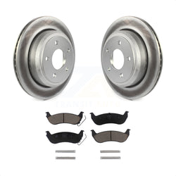 Rear Coated Disc Brake Rotors And Ceramic Pads Kit For Ford Ranger Mazda B2300 B4000 KGC-101632