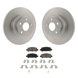 Rear Coated Disc Brake Rotors And Ceramic Pads Kit For Subaru Legacy KGC-101651