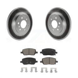 Rear Coated Disc Brake Rotors And Ceramic Pads Kit For Chevrolet Uplander Buick Terraza Pontiac Montana Saturn Relay KGC-101663