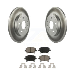 Rear Coated Disc Brake Rotors And Ceramic Pads Kit For Audi A4 Quattro KGC-101673