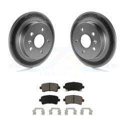 Rear Coated Disc Brake Rotors And Ceramic Pads Kit For Chevrolet Malibu Buick LaCrosse Regal Limited KGC-101687