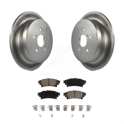 Rear Coated Disc Brake Rotors And Ceramic Pads Kit For Toyota Highlander Sienna Lexus RX350 RX450h KGC-101761
