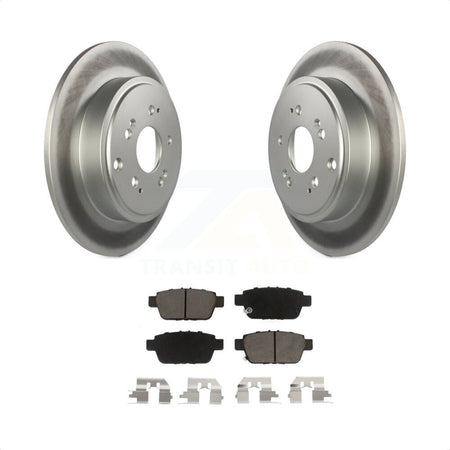 Rear Coated Disc Brake Rotors And Ceramic Pads Kit For 2006-2014 Honda Ridgeline KGC-101787 by Transit Auto