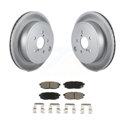 Rear Coated Disc Brake Rotors And Ceramic Pads Kit For Subaru Outback Legacy Scion FR-S BRZ Toyota 86 KGC-101811