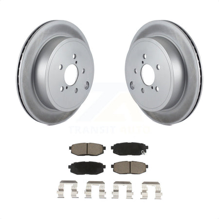 Rear Coated Disc Brake Rotors And Ceramic Pads Kit For Subaru Outback Legacy Scion FR-S BRZ Toyota 86 KGC-101811 by Transit Auto