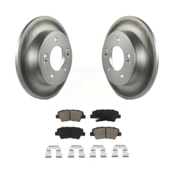 Rear Coated Disc Brake Rotors And Ceramic Pads Kit For Hyundai Elantra Kia Soul Forte Veloster GT Forte5 Coupe Koup KGC-101812