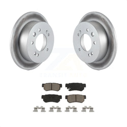 Rear Coated Disc Brake Rotors And Ceramic Pads Kit For Hyundai Elantra KGC-101813