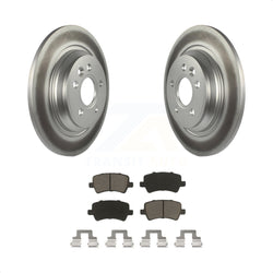 Rear Coated Disc Brake Rotors And Ceramic Pads Kit For Volvo S60 XC70 S80 V60 Cross Country V70 KGC-101817