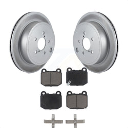 Rear Coated Disc Brake Rotors And Ceramic Pads Kit For Subaru BRZ KGC-101826