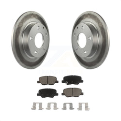 Rear Coated Disc Brake Rotors And Ceramic Pads Kit For Mazda 3 Sport KGC-101884