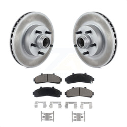 Front Coated Disc Brake Rotors Hub Assembly And Ceramic Pads Kit For Ford Ranger Explorer Mercury Mountaineer Mazda B3000 B2500 B4000 B2300 KGC-102047