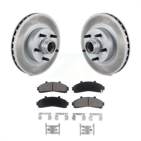 Front Coated Disc Brake Rotors Hub Assembly And Ceramic Pads Kit For Ford Ranger Explorer Mercury Mountaineer Mazda B3000 B2500 B4000 B2300 KGC-102047 by Transit Auto