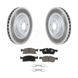 Front Coated Disc Brake Rotors And Ceramic Pads Kit For Mercedes-Benz ML350 GLS450 GL450 GL350 ML400 ML250 KGC-102129