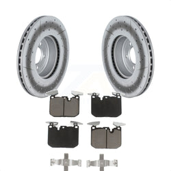 Front Coated Disc Brake Rotors And Ceramic Pads Kit For BMW 335i xDrive 435i 330i 340i 230i 440i Gran Coupe GT M240i ActiveHybrid 3 KGC-102137