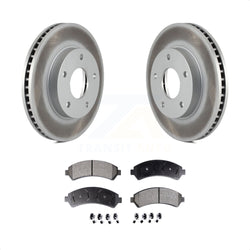 Front Coated Disc Brake Rotors And Semi-Metallic Pads Kit For Chevrolet S10 Blazer GMC Sonoma Jimmy Oldsmobile Bravada Isuzu Hombre KGF-100008
