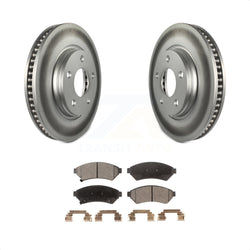 Front Coated Disc Brake Rotors And Semi-Metallic Pads Kit For Pontiac Grand Prix Buick LaCrosse Chevrolet Uplander Montana Terraza Saturn Relay Allure KGF-100027