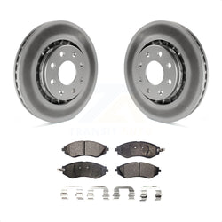 Front Coated Disc Brake Rotors And Semi-Metallic Pads Kit For Chevrolet Aveo Spark Aveo5 EV Pontiac G3 Daewoo Lanos Suzuki Wave Wave5 Swift+ KGF-100028