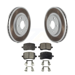 Front Coated Disc Brake Rotors And Semi-Metallic Pads Kit For Chevrolet Malibu KGF-100030