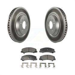 Front Coated Disc Brake Rotors And Semi-Metallic Pads Kit For Chevrolet Buick Lucerne Impala Cadillac DTS Limited LaCrosse Allure KGF-100043