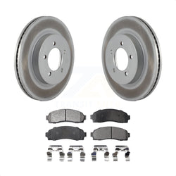 Front Coated Disc Brake Rotors And Semi-Metallic Pads Kit For Ford Explorer Mercury Mountaineer KGF-100083