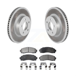 Front Coated Disc Brake Rotors And Semi-Metallic Pads Kit For Ford Ranger Explorer Sport Trac Mazda B4000 KGF-100085