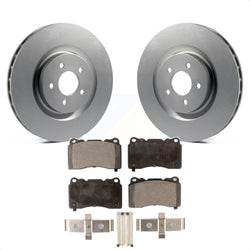 Front Coated Disc Brake Rotors And Semi-Metallic Pads Kit For Ford Mustang KGF-100105