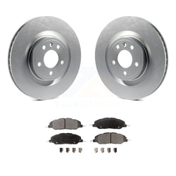 Front Coated Disc Brake Rotors And Semi-Metallic Pads Kit For Ford Mustang KGF-100120