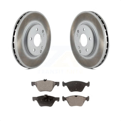 Front Coated Disc Brake Rotors And Semi-Metallic Pads Kit For Mercedes-Benz E320 Chrysler Crossfire CLK320 CLK430 E430 SLK320 E300 KGF-100215