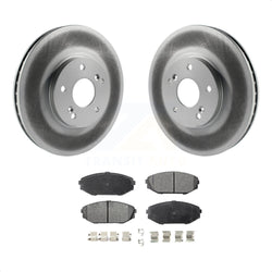 Front Coated Disc Brake Rotors And Semi-Metallic Pads Kit For Honda Odyssey Acura MDX KGF-100221