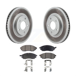 Front Coated Disc Brake Rotors And Semi-Metallic Pads Kit For Infiniti Q45 M45 INFINITI KGF-100273