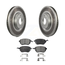 Front Coated Disc Brake Rotors And Semi-Metallic Pads Kit For Nissan Murano Altima Maxima KGF-100296