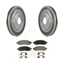 Front Coated Disc Brake Rotors And Semi-Metallic Pads Kit For Nissan Frontier Pathfinder Xterra Suzuki Equator KGF-100315