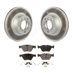 Front Coated Disc Brake Rotors And Semi-Metallic Pads Kit For 2008 BMW 328xi To 08 07 KGF-100402