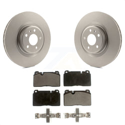 Front Coated Disc Brake Rotors And Semi-Metallic Pads Kit For Audi Q5 KGF-100412