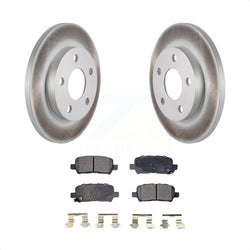 Rear Coated Disc Brake Rotors And Semi-Metallic Pads Kit For Chevrolet Impala Pontiac Grand Prix Buick LaCrosse Limited Allure KGF-101211