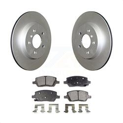Rear Coated Disc Brake Rotors And Semi-Metallic Pads Kit For 2005-2005 Chevrolet Uplander Pontiac Montana Buick Terraza Saturn Relay KGF-101215