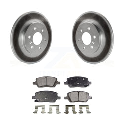 Rear Coated Disc Brake Rotors And Semi-Metallic Pads Kit For Chevrolet Uplander Buick Terraza Pontiac Montana Saturn Relay KGF-101216