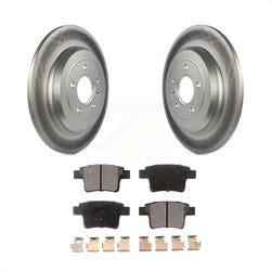 Rear Coated Disc Brake Rotors And Semi-Metallic Pads Kit For Ford Five Hundred Freestyle Taurus Mercury Montego X Sable KGF-101279