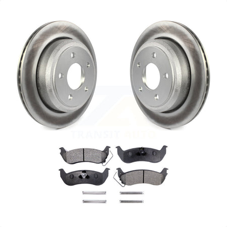 Rear Coated Disc Brake Rotors And Semi-Metallic Pads Kit For Ford Ranger Mazda B2300 B4000 KGF-101282 by Transit Auto