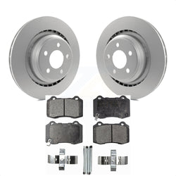 Rear Coated Disc Brake Rotors And Semi-Metallic Pads Kit For Dodge Charger Chrysler 300 Challenger Magnum KGF-101311