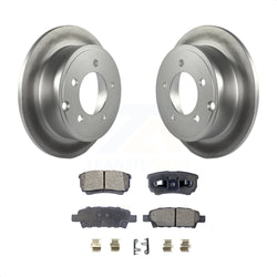 Rear Coated Disc Brake Rotors And Semi-Metallic Pads Kit For Jeep Dodge Patriot Chrysler Compass Avenger 200 Caliber Sebring Mitsubishi Lancer KGF-101314