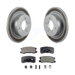 Rear Coated Disc Brake Rotors And Semi-Metallic Pads Kit For Jeep Patriot Dodge Chrysler Compass Avenger 200 Mitsubishi Sebring Lancer Caliber Outlander Sport RVR KGF-101317