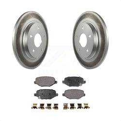 Rear Coated Disc Brake Rotors And Semi-Metallic Pads Kit For Dodge Grand Caravan Chrysler Town & Country Journey Ram C/V Volkswagen Routan KGF-101325