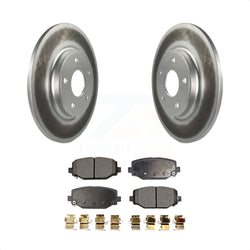Rear Coated Disc Brake Rotors And Semi-Metallic Pads Kit For Dodge Grand Caravan Journey Chrysler Town & Country Ram C/V Volkswagen Routan KGF-101331