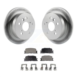 Rear Coated Disc Brake Rotors And Semi-Metallic Pads Kit For Toyota Camry Lexus ES330 ES300 KGF-101369