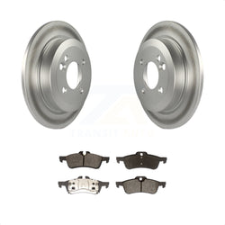 Rear Coated Disc Brake Rotors And Semi-Metallic Pads Kit For Mini Cooper KGF-101382