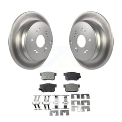 Rear Coated Disc Brake Rotors And Semi-Metallic Pads Kit For Acura RDX KGF-101404