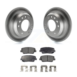 Rear Coated Disc Brake Rotors And Semi-Metallic Pads Kit For Kia Sedona Hyundai Entourage KGF-101437